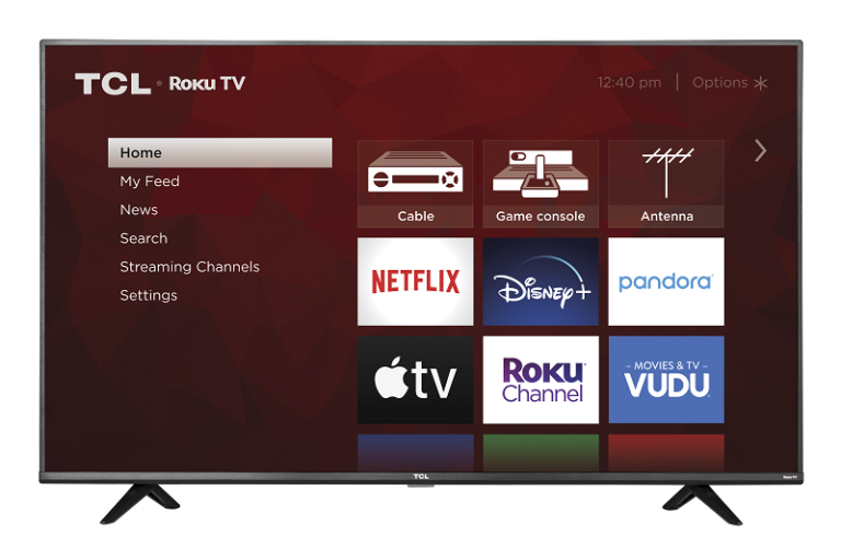 TCL 55 Class 4k UHD HDR LED Roku Smart TV 4 Series 55S20